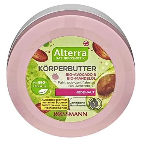 Body Butter Organic Avocado & Organic Almond Oil Natural Cosmetics 200 ml Cover