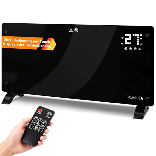 Citybee Elektroheizung Konvektor Heizung Elektrisch - Glasheizung...