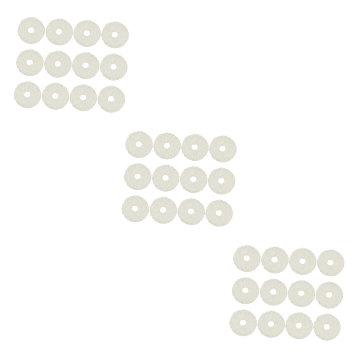 ifundom 3sets Wear Resistant Felt Piano Washer Wool Piano Washer Small Ring 90pcs*3