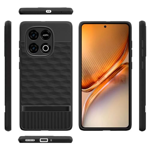 Image of Shockproof Case for iQOO Neo 10 5G | Full Camera Protection | TPU Flexible Back Cover for iQOO Neo 10 5G (Matte Black)