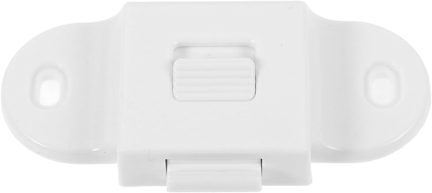 jojofuny Sliding Window Security Lock White Sliding Door Lock No-Drill Childproof Window Stopper for Home Office