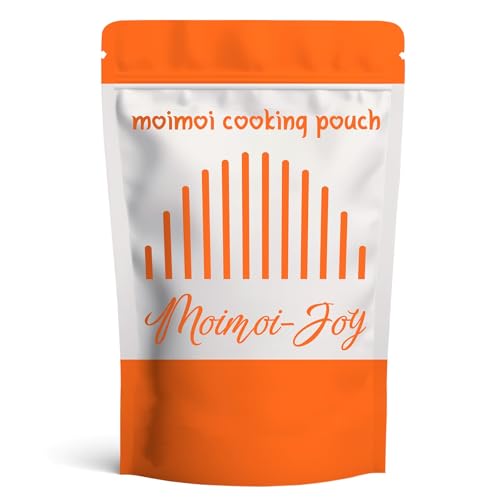 MoiMoi Cooking Pouch Pack of 50 - Perfect for Moi Moi Ekuru Agidi Eko Ogi & More - Cut Cooking Time by 80% - BPA-Free Reusable Bags