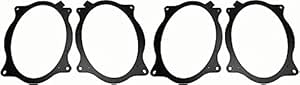 Rear Deck Speaker Adapter Spacers For 1992-2001 Toyota Camry - 6x9 Inch Speaker Mounting Rings Pair