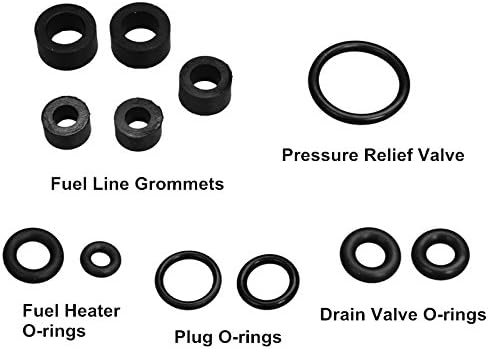 yjracing Fuel Bowl Reseal Kit W/Vibra-Locs Fit for 1998-2003 7.3 Ford Powerstroke Diesel