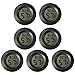 Balacoo 7pcs Round -Hygrometer Tortoise Humidity Gauge Reptile Terrarium Small Round humidors Temperature Gauge Reptile Tank Leopard Gecko Tank Humidity Monitor Turtle Cellar Plastic