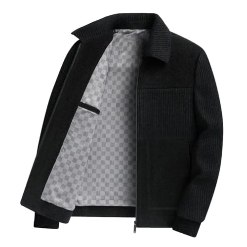 Veste à revers homme doudoune légère urbaine automne vêtement de bureau confortable chic