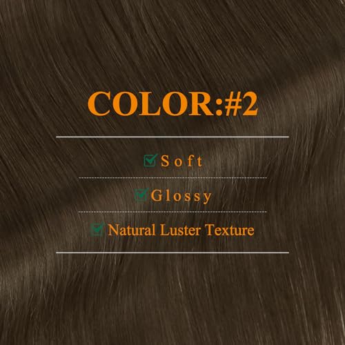 Extension cheveux naturel adhesif invisible de qualité supérieure pour volume durable - 2