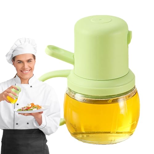 Botella de spray de aceite de oliva, botella de rociador de aceite - Pulverizador de aceite de cocina | Pulverizadores de aceite recargables de 200 ml, rociador de aceite de cocina, pulverizador