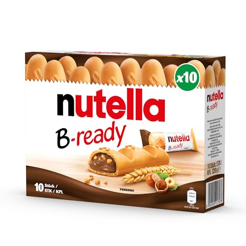 Nutella B-ready, Biscotti ripieni, 10 pezzi da 22gr