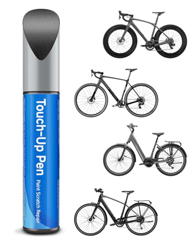 Lithium Grey Satin Bike Touch Up Paint Compatible with Trek, Touch Up Paint Kit - Exact Match Color for Scratches & Rust Repair & Chipped Bike Frames- Save Mone/Easy to Use