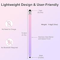 LIBERRWAY 7Pcs Stylus Pens, 2 in 1 Stylus for iPads, iPhones, Android Tablets, Samsung All Universal Touchscreen Devices — image 2