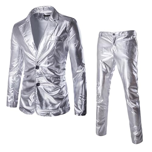 Costume doré brillant homme idéal pour briller en discothèque et lors de vos fêtes de carnaval