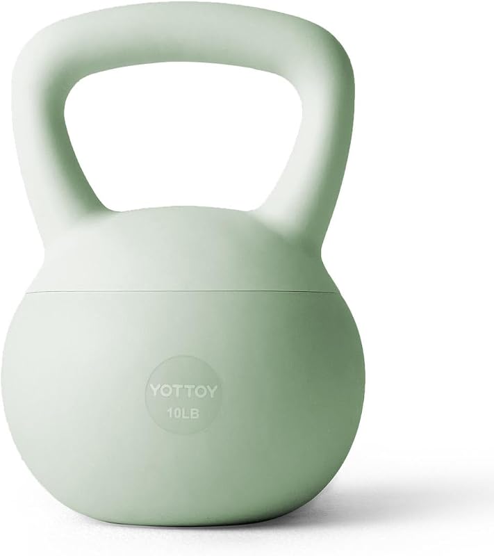 Kettlebell suave,Kettlebell antideslizante, peso de agarre para entrenamientos en el hogar, Kettlebells, fuerza y seguridad garantizadas