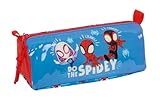 Spidey Federmäppchen mit Reißverschluss und Fach, für Kinder, ideal für Kinder im Schulalter, bequem und vielseitig, Qualität und Widerstandsfähigkeit, 21 x 7 x 8 cm