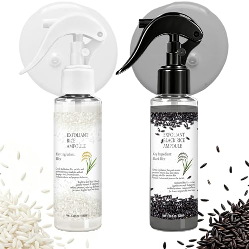 Peel Shot Glow Rice Ampoule Duo Set (White & Black