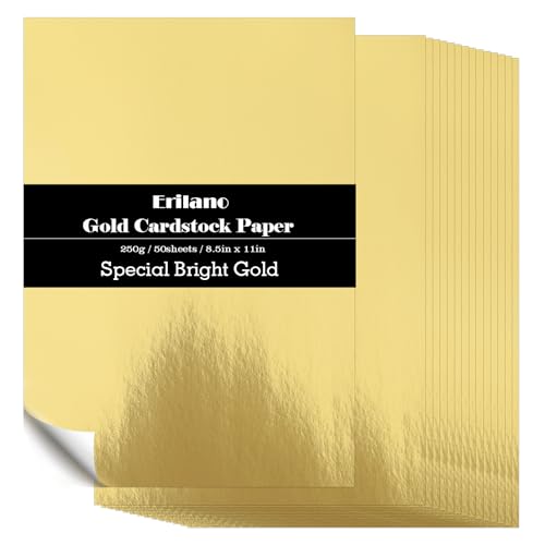 Papier cartonné métallique doré pour illuminer vos invitations de mariage et d'anniversaire