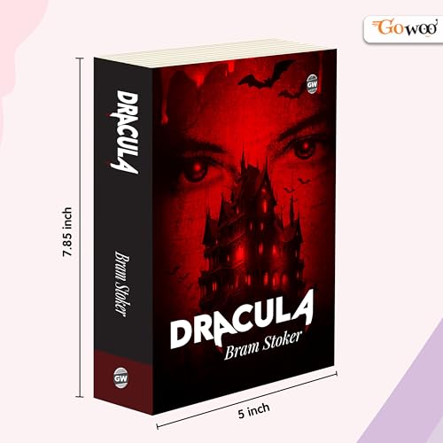 Image of Dracula by Bram Stoker (Paperback) : Timeless Classic Horror Novel, Iconic Vampire Story, Must-Read Gothic Fiction