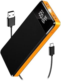 Power Bank 30000mAh, Power Bank Fast Charging PD20W, 3 Output & 3 Input USB C, LED Screen Display, LED Flashlight, Portable Charger High Capacity External Battery Packs for Smart Phones, Tablets