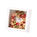 Ray & Chow White 8x8 inch 3D Photo Frame Deep Box Frame Shadow Box Frame for Flowers,Art Crafts,Wedding Gifts etc.- Glass Window- Solid Wood - Interior Depth: 5CM- Table Top Display or Wall Hanging