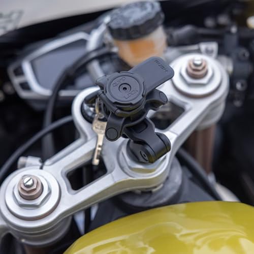 Image of Quad Lock Motorcycle Fork Stem Mount PRO Kit with Vibration Dampener and MAG Phone Case for Galaxy S22+