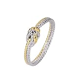 Mother & Daughter Knot Ring 925 Sterling Silver Rings Stacking Rings Daughter Mother Gift With Box A