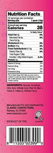 Dee Best Fizzlerz Sour Fizzy Kosher Candy Powder Soda Bottle Shape Pouch Variety Pack - 12 Count (Pack of 2)