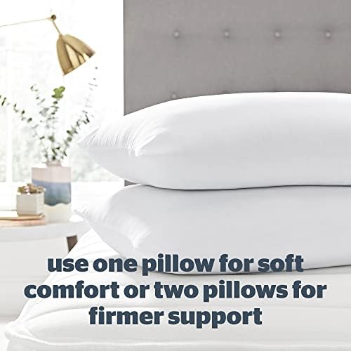 Silentnight Bounceback Pillows 4 Pack  Pack of 4 Soft Medium Support Comfortable Bed Pillows Ideal for Front and Side Sleepers  Hypoallergenic and Machine Washable  4 Pack