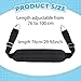 Aymzbd Pilates Foot Strap Adjustable Length Comfortable Leg Strap for Reformer Exercise Belt for Arms, Gym, Home Workout Full Body
