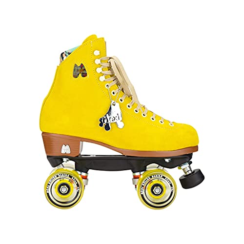Moxi Skates - Lolly - Fashionable Womens Quad Roller Skate | Pineapple Yellow | Size 8 #TOP1