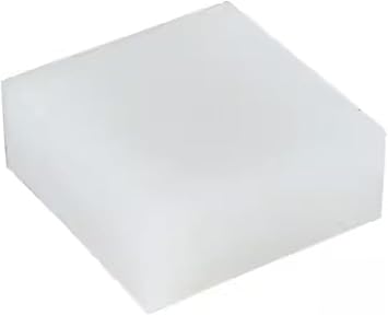 Non Slip Rubber mat, 1Pc Elastic White 300x300mm Damping Pad Thickness 3-30mm300 * 300 * 5mm