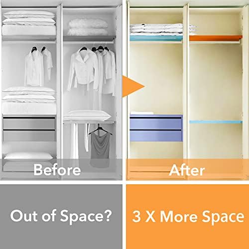 SpaceAid Vacuum Storage Bags, Space Saver Sealer Compression Bags for Comforters, Blankets, Pillows, Bedding, Clothes (Large 3 Pack)