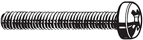 M4-0.7 x 35 mm. Pan Head Phillips Machine Screw, 100 pk.
