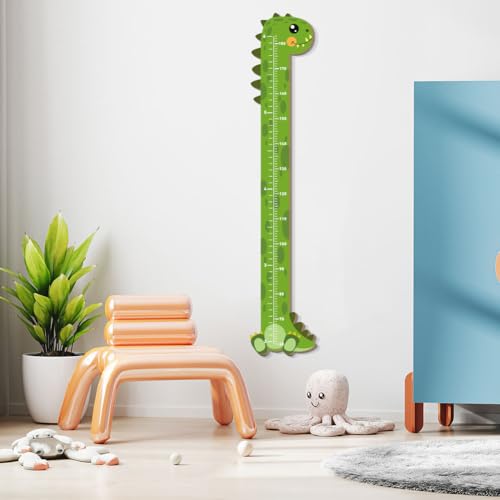 Tabla de medición de madera dinosaurio para capturar recuerdos 6