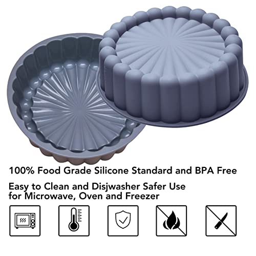 Yajexun Stampo per Torta Tondo 19.5 cm in