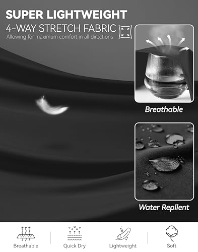 G Gradual Casual Shorts for Men 11" Lightweight Men's Golf Shorts Stretch with 3 Pockets Quick Dry Summer Breathable Shorts4