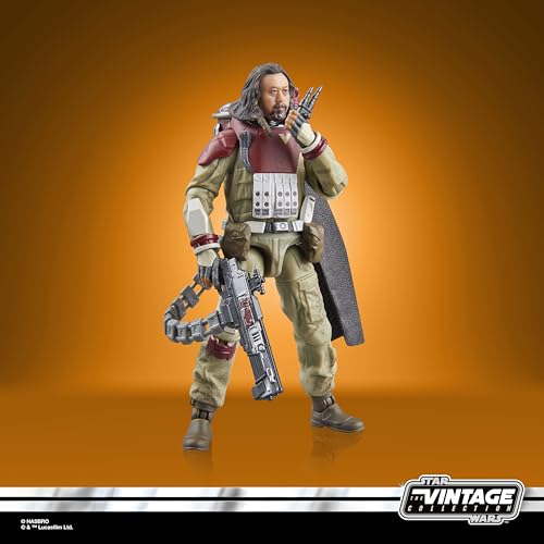 Baze Malbus z serii Star Wars The Vintage Collection, wysokiej jakości 9,5-centymetrowa figurka kolekcjonerska klasy Deluxe z filmu ""Łotr 1. Gwiezdne wojny - historie""
