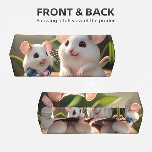 Outdoor Sports Sweat-Absorbing Headband, Sports Elastic Fitness Headband, Mother and Child Rats Yoga Cycling Travel Headband,2