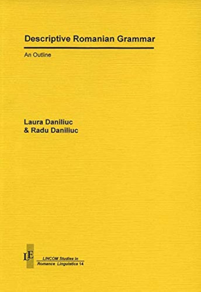 書き込み無し The Grammar of Romanian 書き込み無し The Grammar of Romanian Romanian Grammar