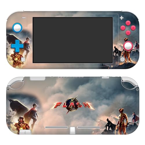 Peau autocollant de jeu vinyle pour Nintendo Switch Lite sous licence officielle The Flash 2023