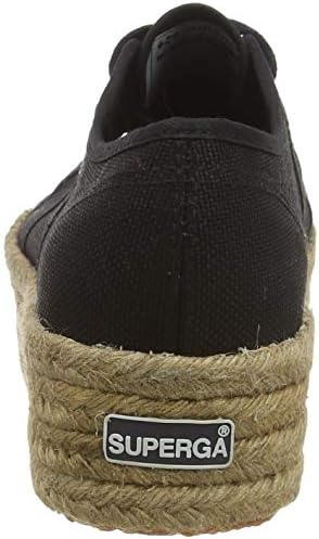 Superga Women's 2790-COTROPEW Gymnastics Shoes, Black, 7.5 W / 6 M US | Image 2