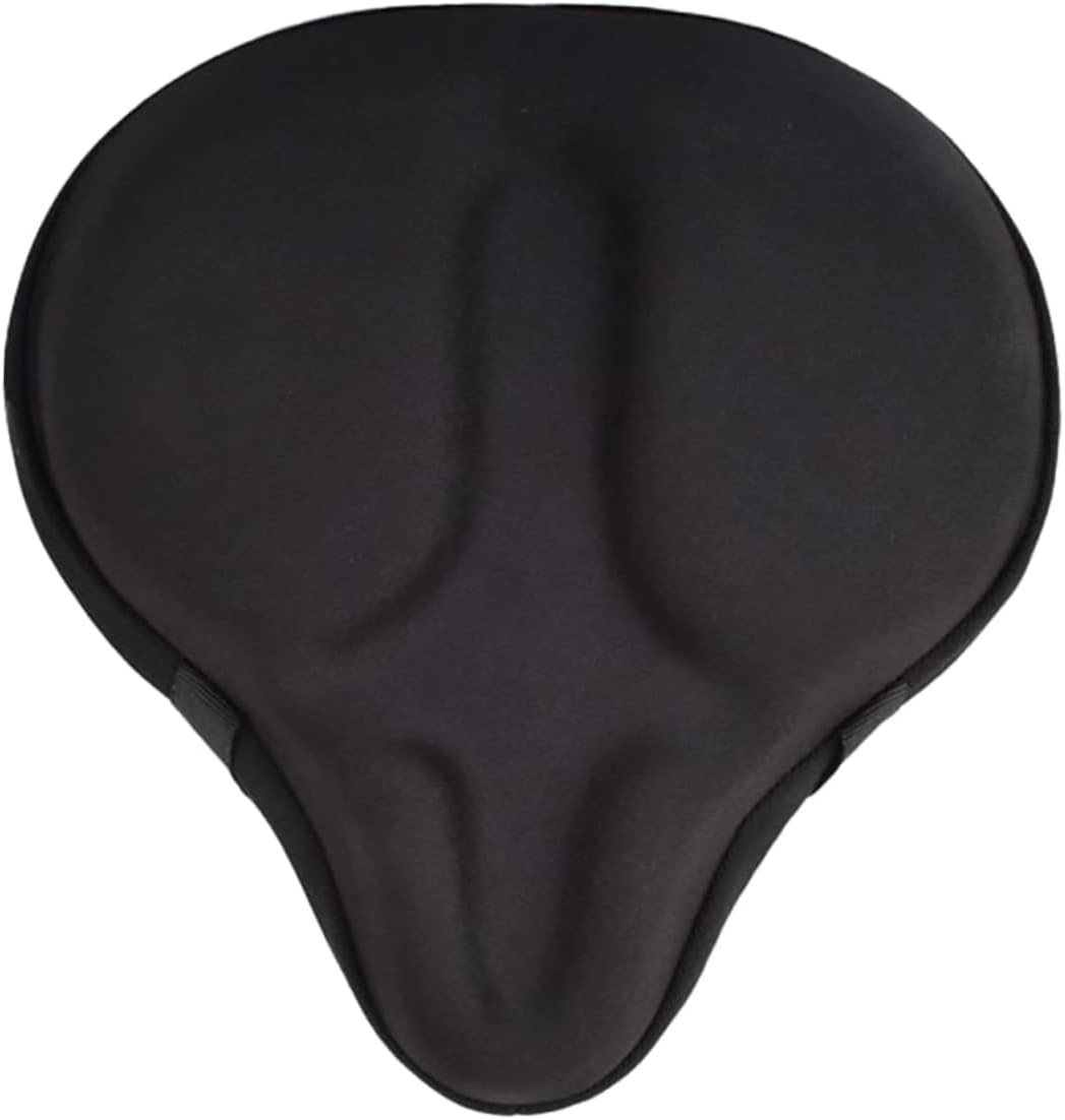 Exercise Bike Seat Pad Anti-Vibration Sponge Saddle Cover Comfortable for Long Rides