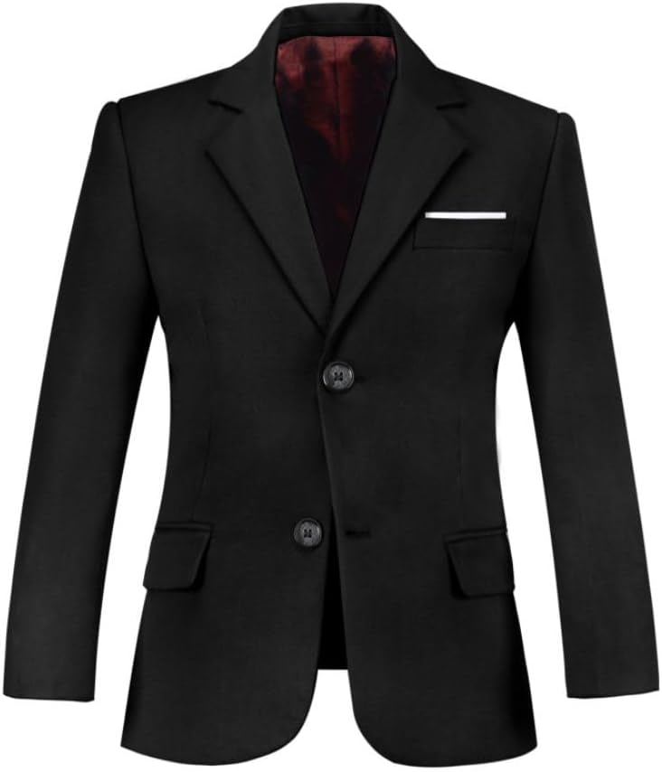 Boys Blazers Slim Fit Suit Jacket Kids Formal Tuxedo Blazer Outfit for Party School - Image 5
