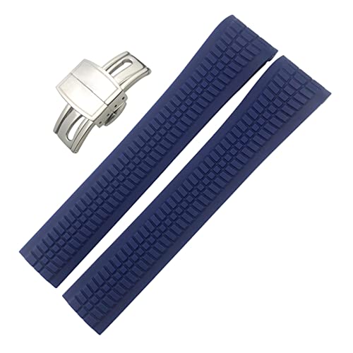 Bracelet montre caoutchouc 21mm étanche pour vos activités sportives et quotidiennes