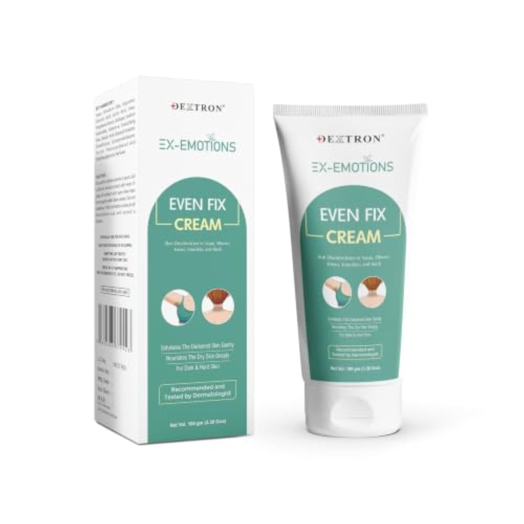 Dextron Even Fix Body Cream, Daily Moisturizing Formula, 100 ml