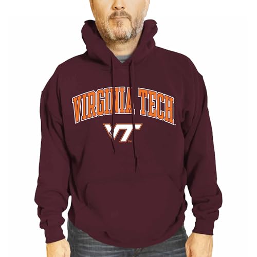 Virginia Tech Hokies Arch & Logo Gameday Hoodie - Maroon X-Large