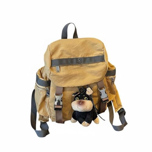 Sac à dos de randonnée jaune idéal pour vos weekends nature et les cours