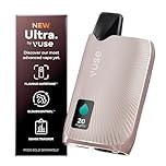 Vuse Ultra – Smart Vape with LED Display, Premium E-Cigarette Pod System, Flavour AutoTune, Cloud Control & MyVuse App for a Personalised Vaping Experience, Rose Gold