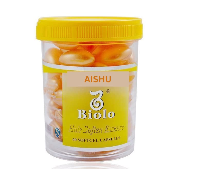 AISHU Biolo Hair Softgel Capsule For Hair (Multicolour) - 60 Capsules