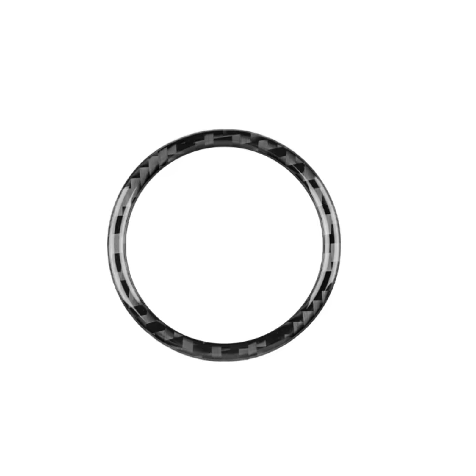 Decoration Auto Interior Compatible with Subaru for Crosstrek for Impreza 2024 Car Carbon Fiber Interior Trim Stickers Engine Start Stop Button Frame RHD