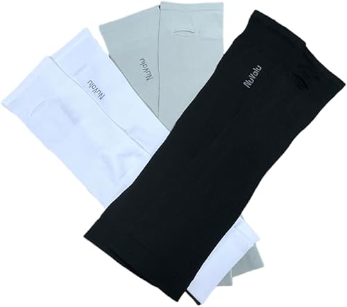 Miniatura 4 de 1 par de mangas de compresión de protección solar UV para brazos, mangas protectoras para hombres y mujeres, para actividades al aire libre, jugar